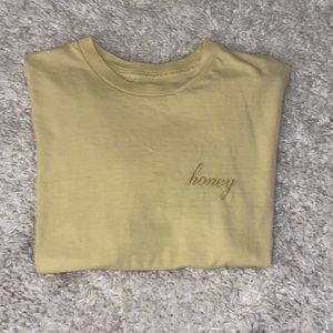 brandy melville honey tee